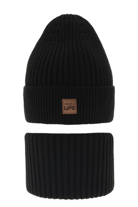 Jongens winter set, zwart, Basilio