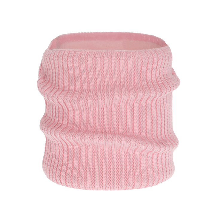 Kinder winter buissjaal, roze, 100% Merino Wol, Abra