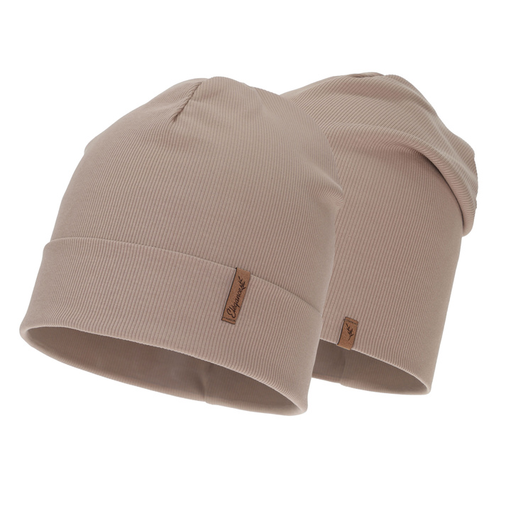 Naisten syys/kevät pipo, beige, puuvillasta, Zenita