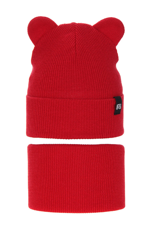 Jongens herfst/lente set, puuvillalla, rood, Grajan