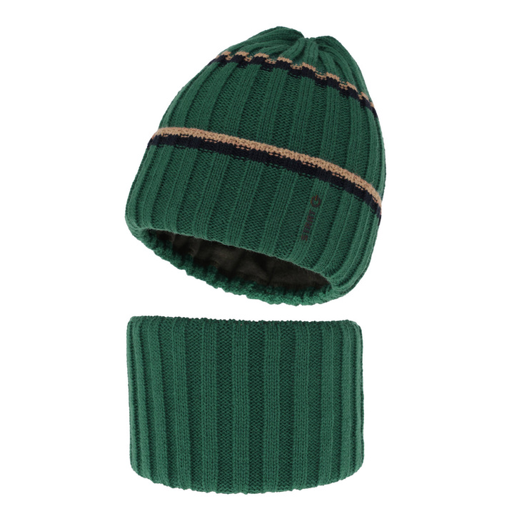 Jongens winter set, groen, Bastien
