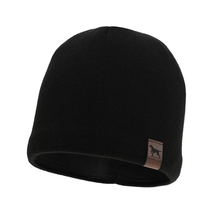 Heren winter jachtmuts, zwart, Charles