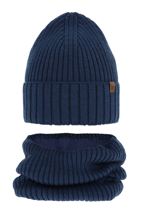 Jongens winter set, blauw, wollen, Metis