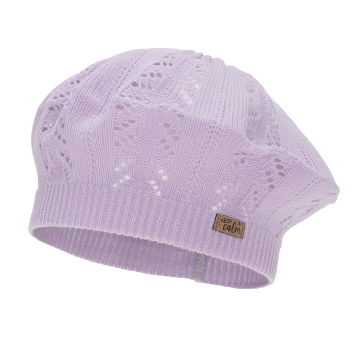 Tyttöjen syys/kevät beret, violetti, Kevira