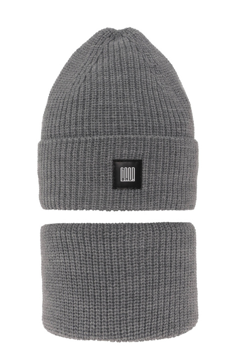 Jongens winter set, jasno szary, Amadeo