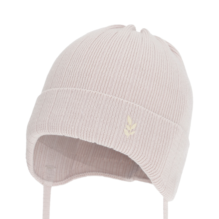 Tyttöjen syys/kevät pipo, beige, 100% puuvilla, Zanetta