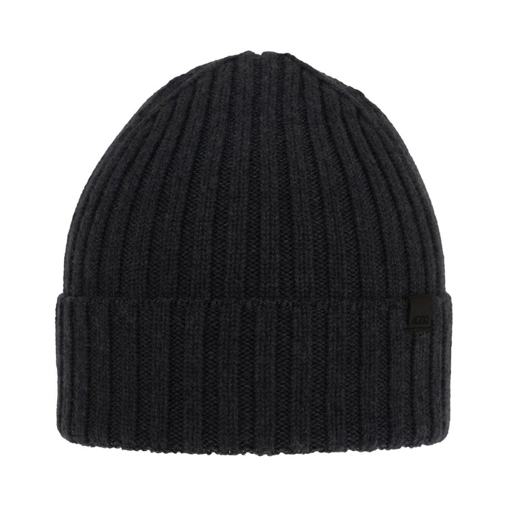 Heren wintermuts, donkergrijs, 100% Merino Wol, Nathan