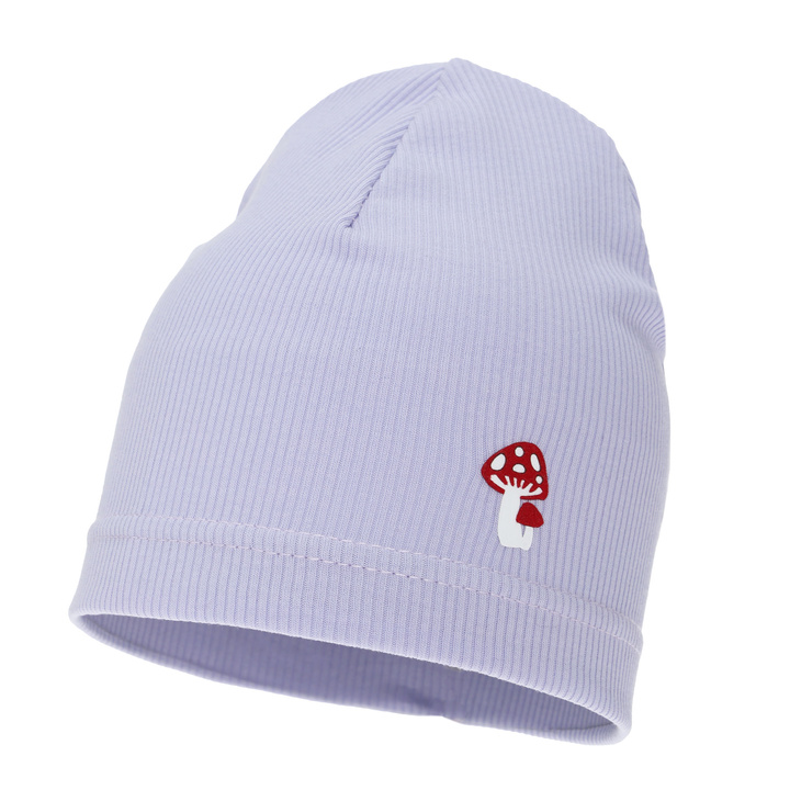 Violetti puuvillainen hattu tytölle syksyksi, kevääksi Balma