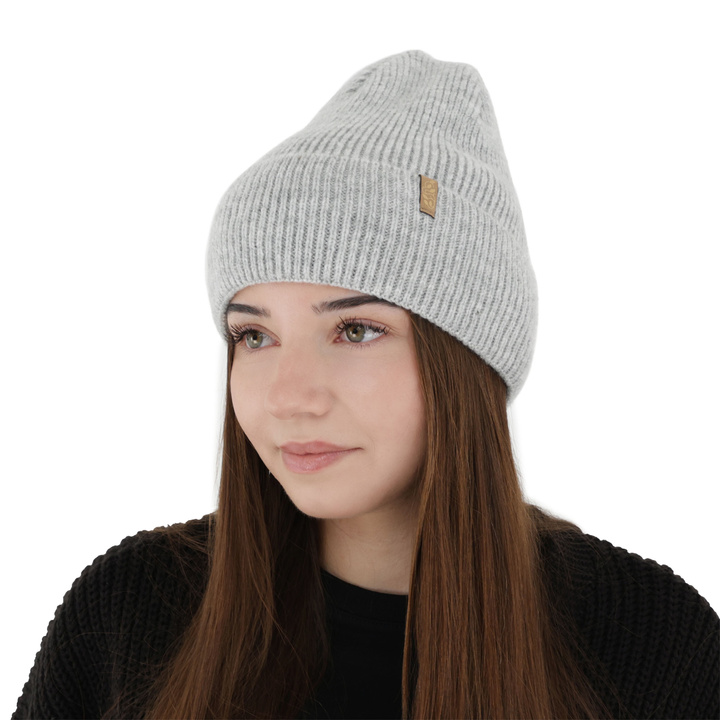 Naisten talvipipo, harmaa, merinovillalla, Tahoe