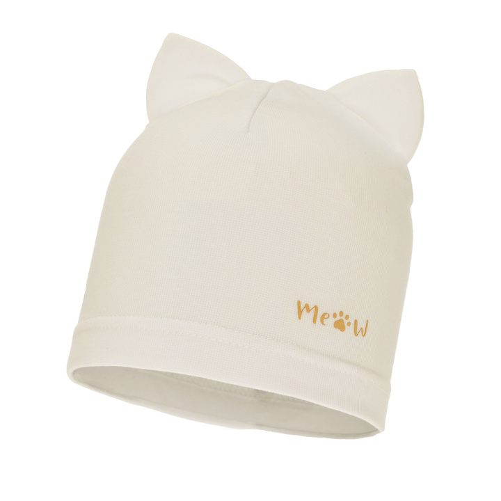 Meisjes herfst/lente muts, creme, Jaspera