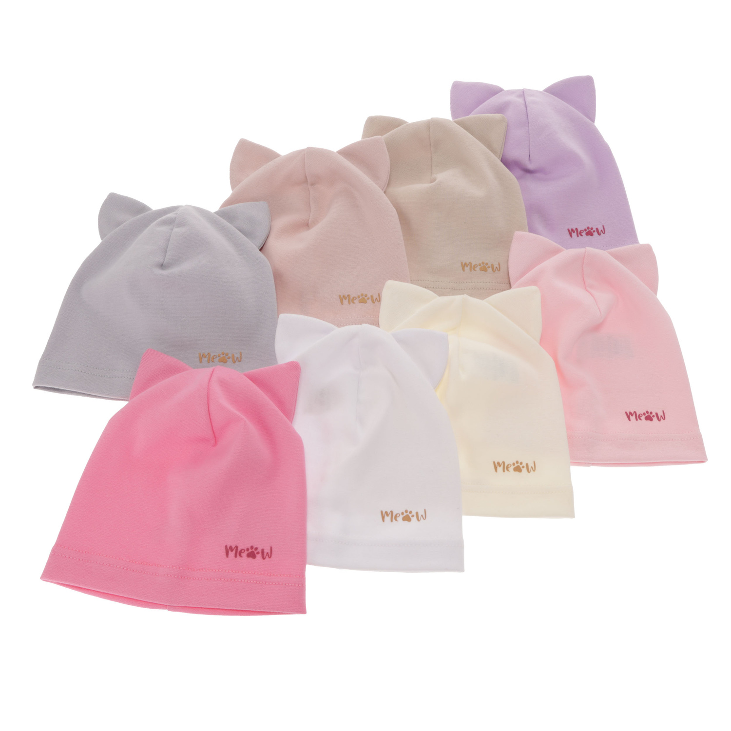 Meisjes herfst/lente muts, Roze, Jaspera