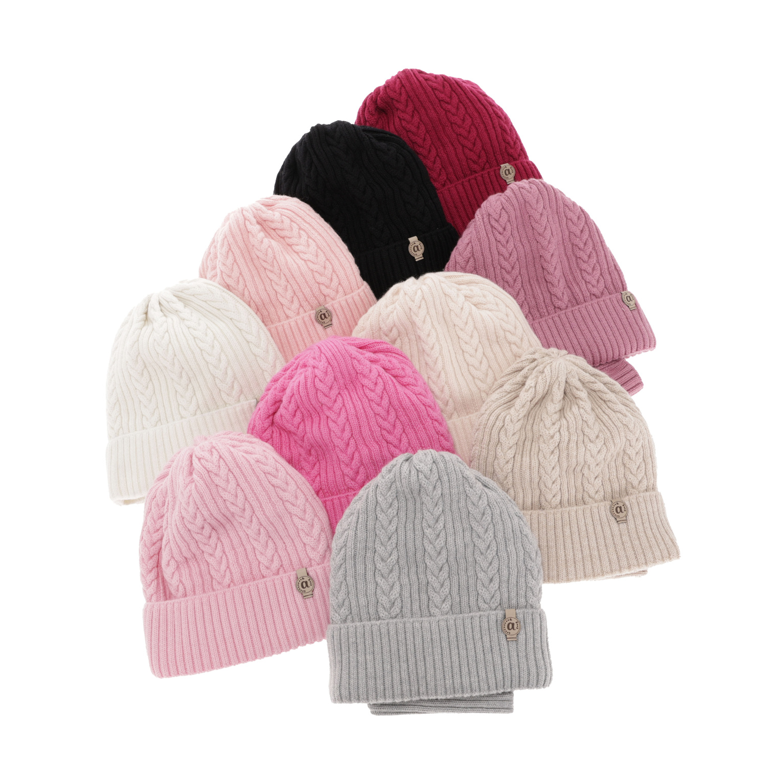 Meisjes winter set, wit, 100% Merino Wol, Jenny