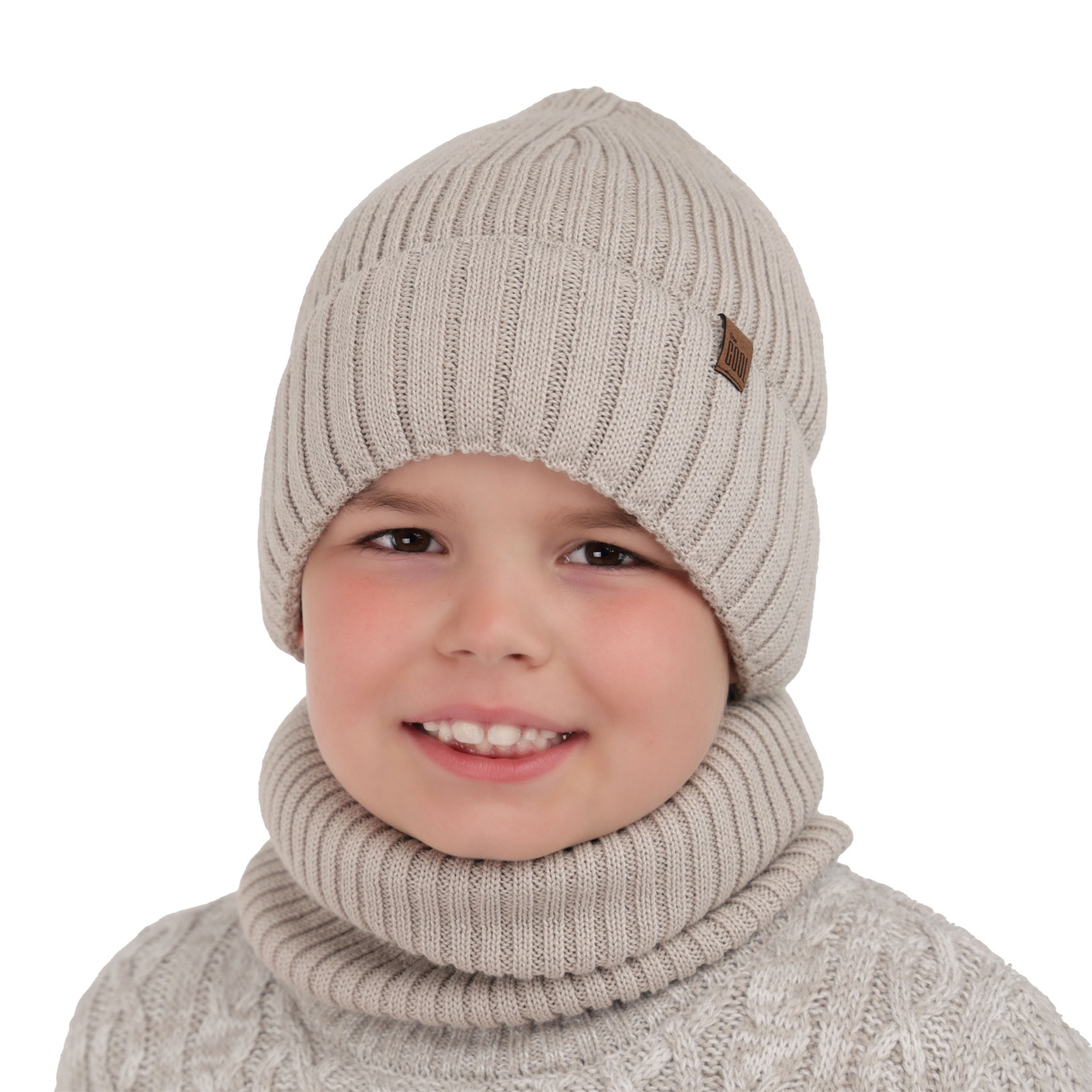 Jongens winter set, groen, wollen, Metis