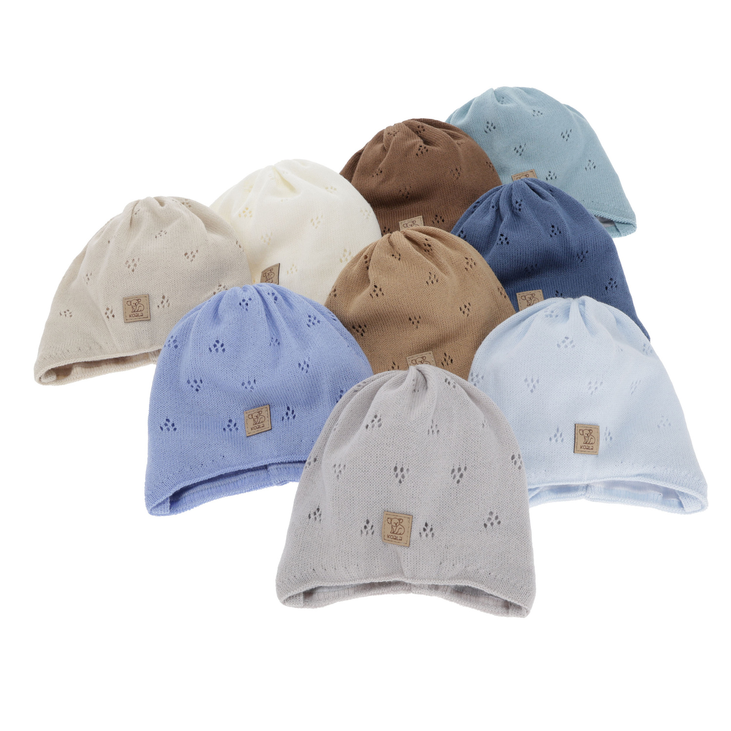 Poikien syys/kevät pipo, beige, nauhoilla, Slate