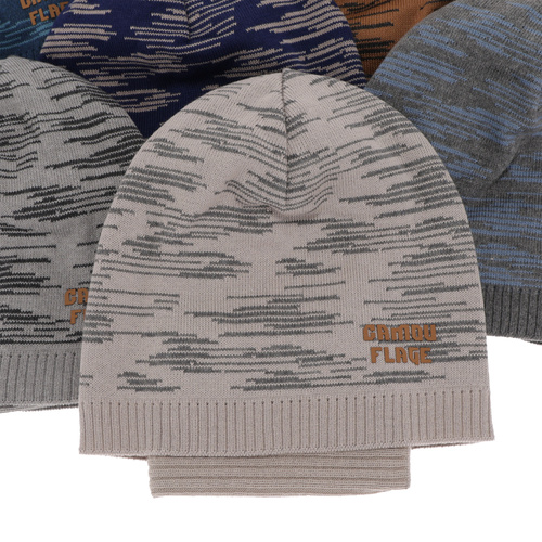 Jongens herfst/lente set muts en buissjaal, puuvillalla, bruin, Carter