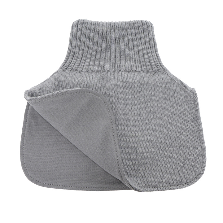 Poikien talvikauluri, talvi, 100% merinovilla, puuvillavuorilla, harmaa, Tiket