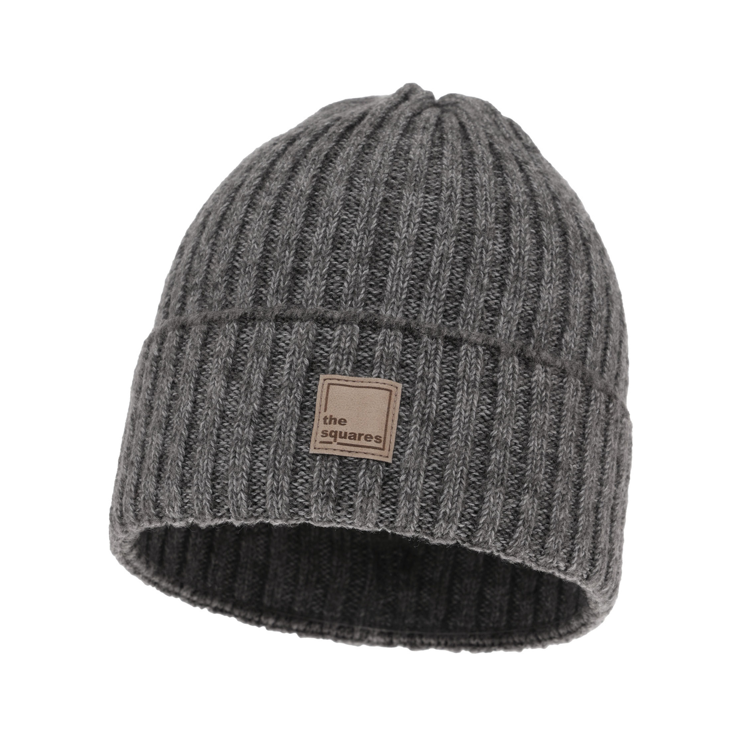 Dames wintermuts, donkergrijs, met merinowol, Benedetta