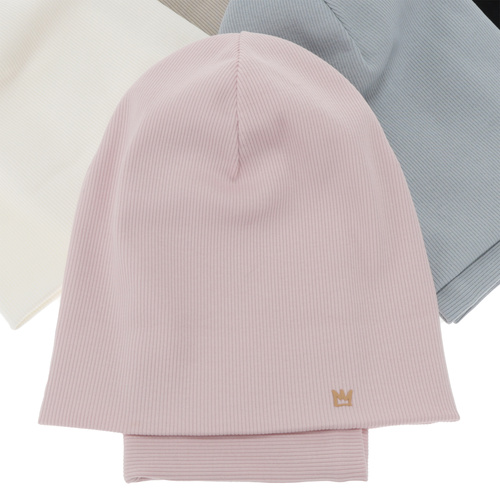 Tyttöjen syys/kevät setti: pipo ja putkihuivi, beige, puuvillaa, Carina