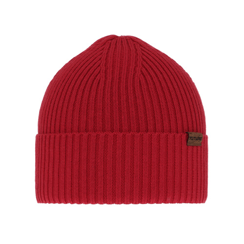 Heren wintermuts, puuvillalla, rood, Moss