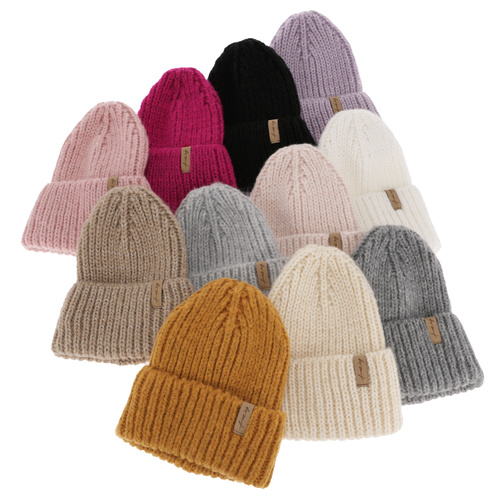 Dames wintermuts, honing, met merinowol, Caro