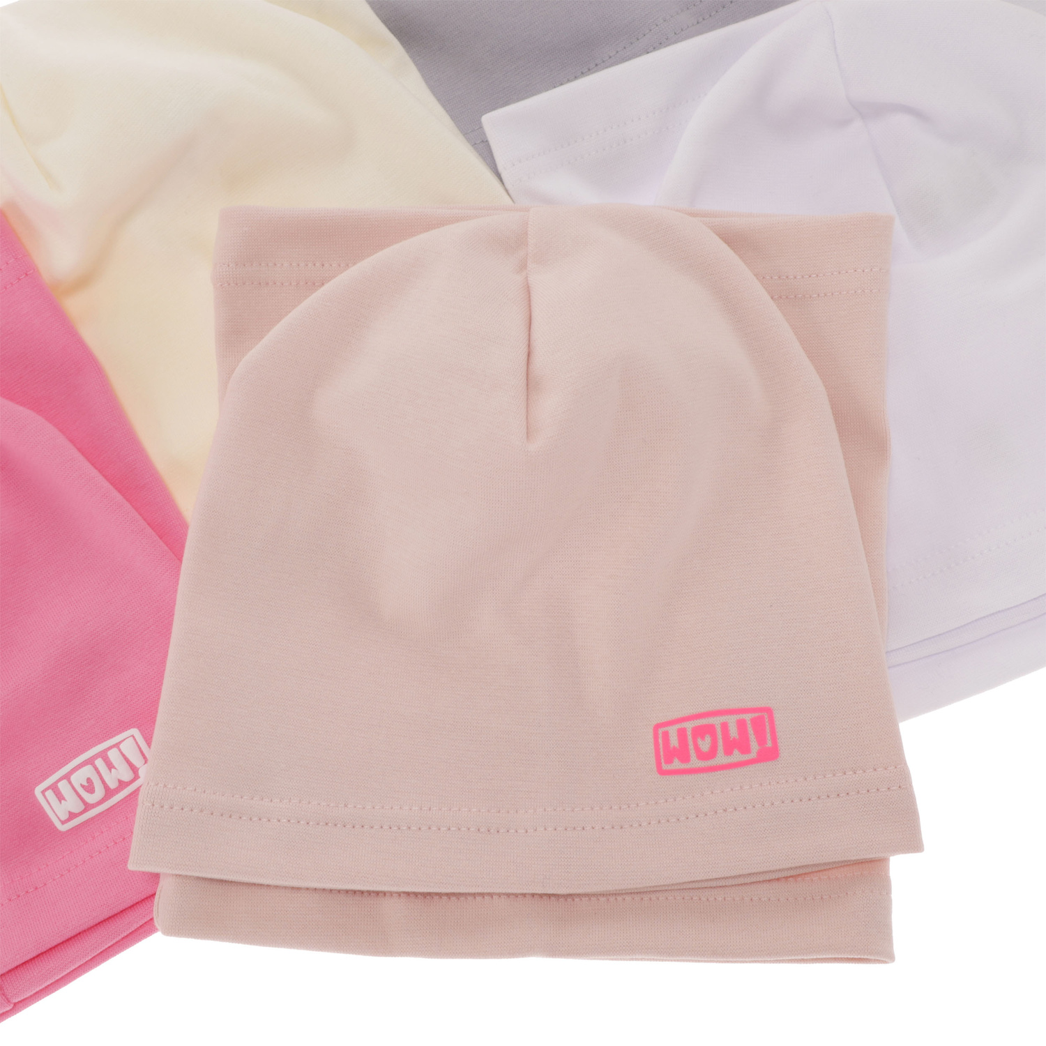 Meisjes herfst/lente set muts en buissjaal, violet, katoen, Friza