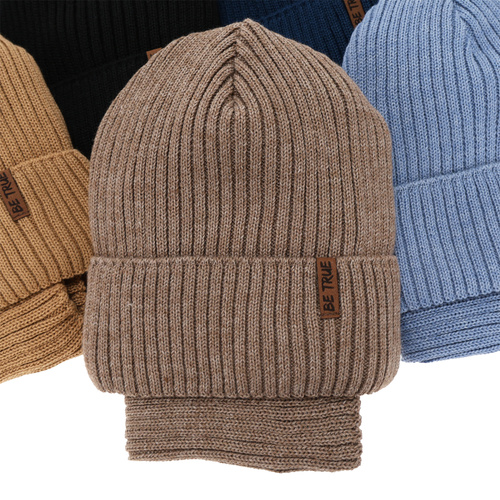 Poikien talvisetti (pipo ja putkihuivi), talvi, beige, merinovillalla, Colton