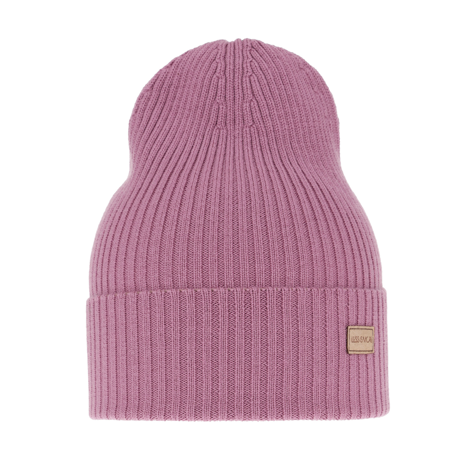 Dames winter herfst/lente muts, paars, 100% Merino Wol, Sophie