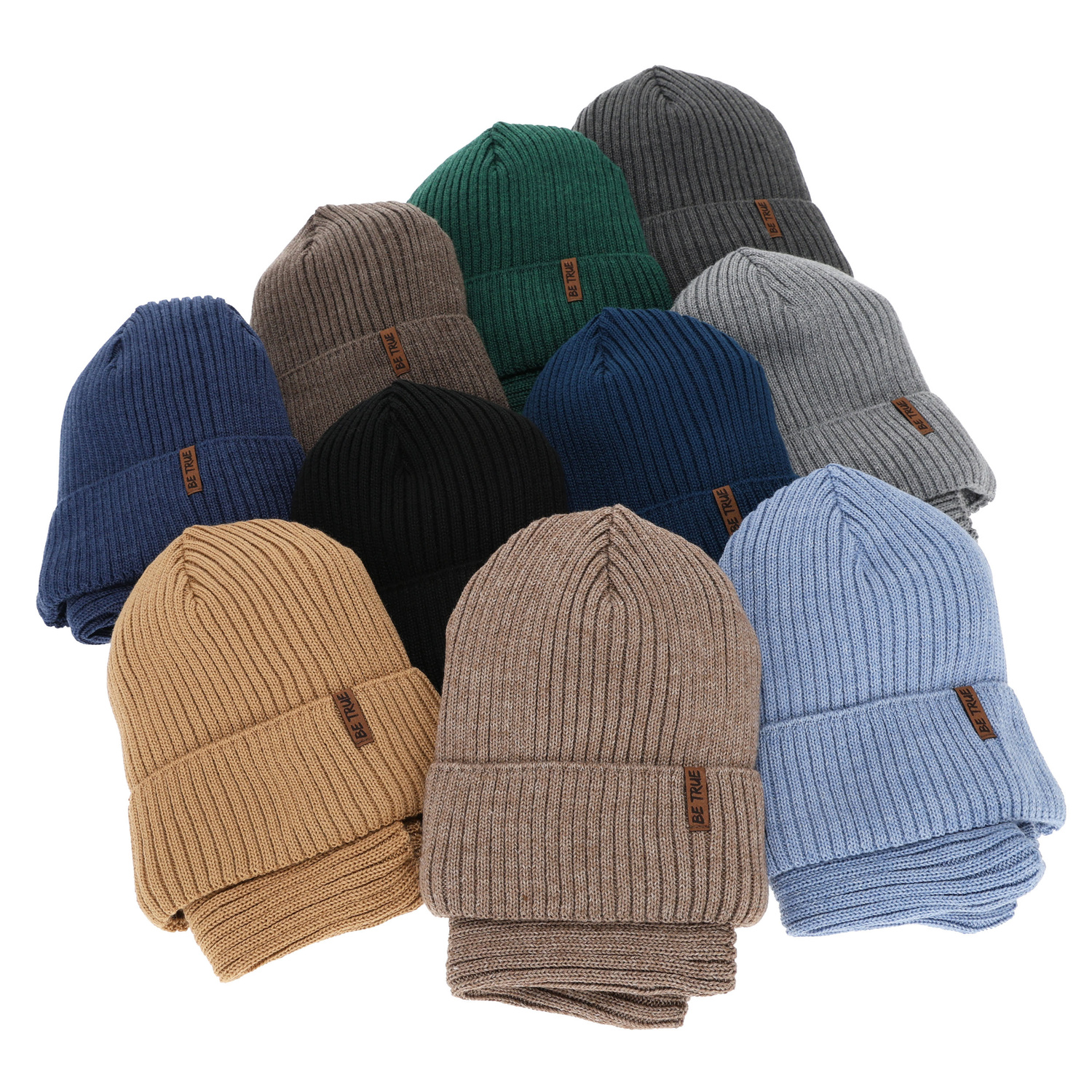 Poikien talvisetti (pipo ja putkihuivi), talvi, beige, merinovillalla, Colton