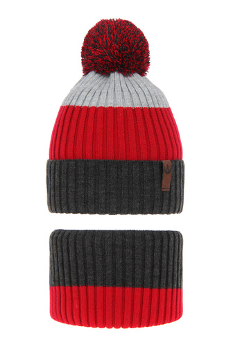 Jongens winter set, grijs, Karson