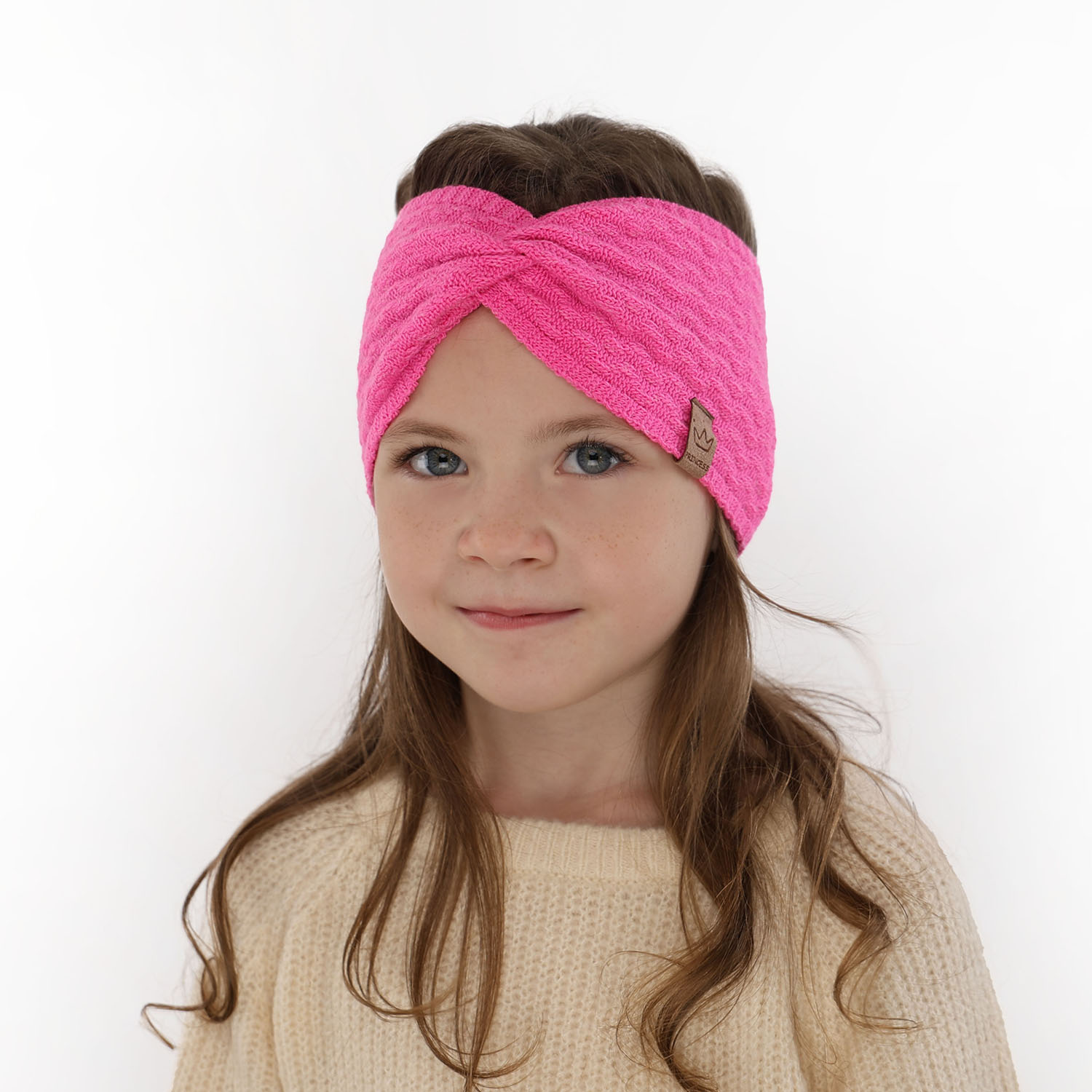 Meisjes herfst/lente hoofdband, roze, Goja