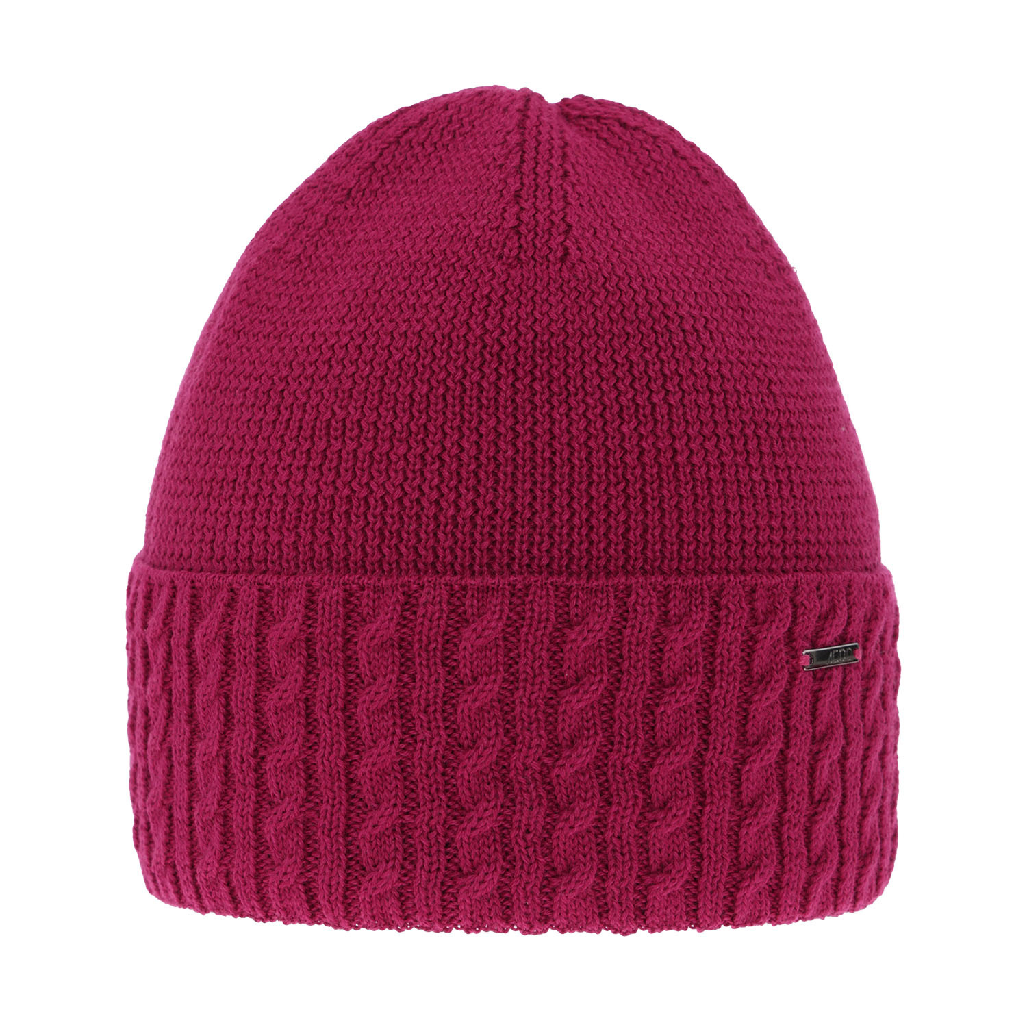 Dames wintermuts, roze, met merinowol, Febe