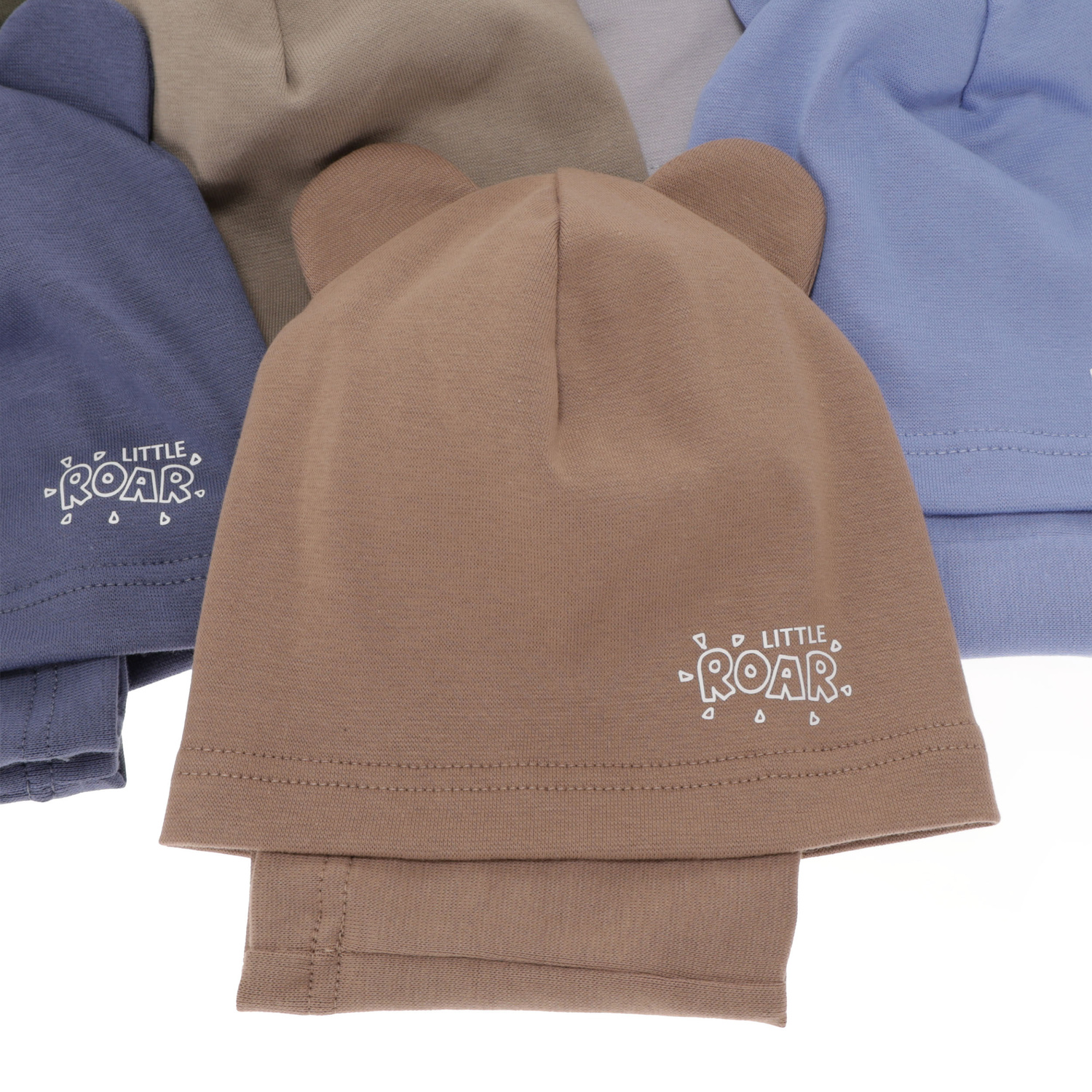 Jongens herfst/lente set muts en buissjaal, bruin, Cymes