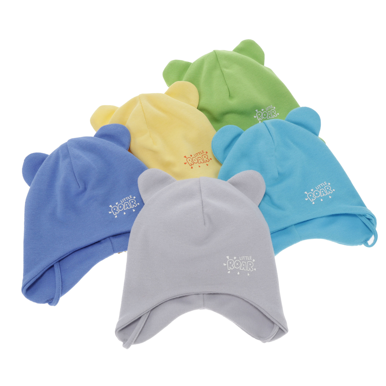 Poikien syys/kevät pipo, vihreä, puuvilla, nauhoilla, Alrik