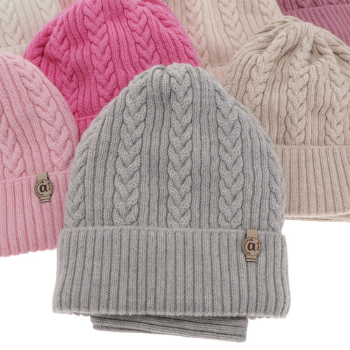 Meisjes winter set, kremowy, 100% Merino Wol, Jenny