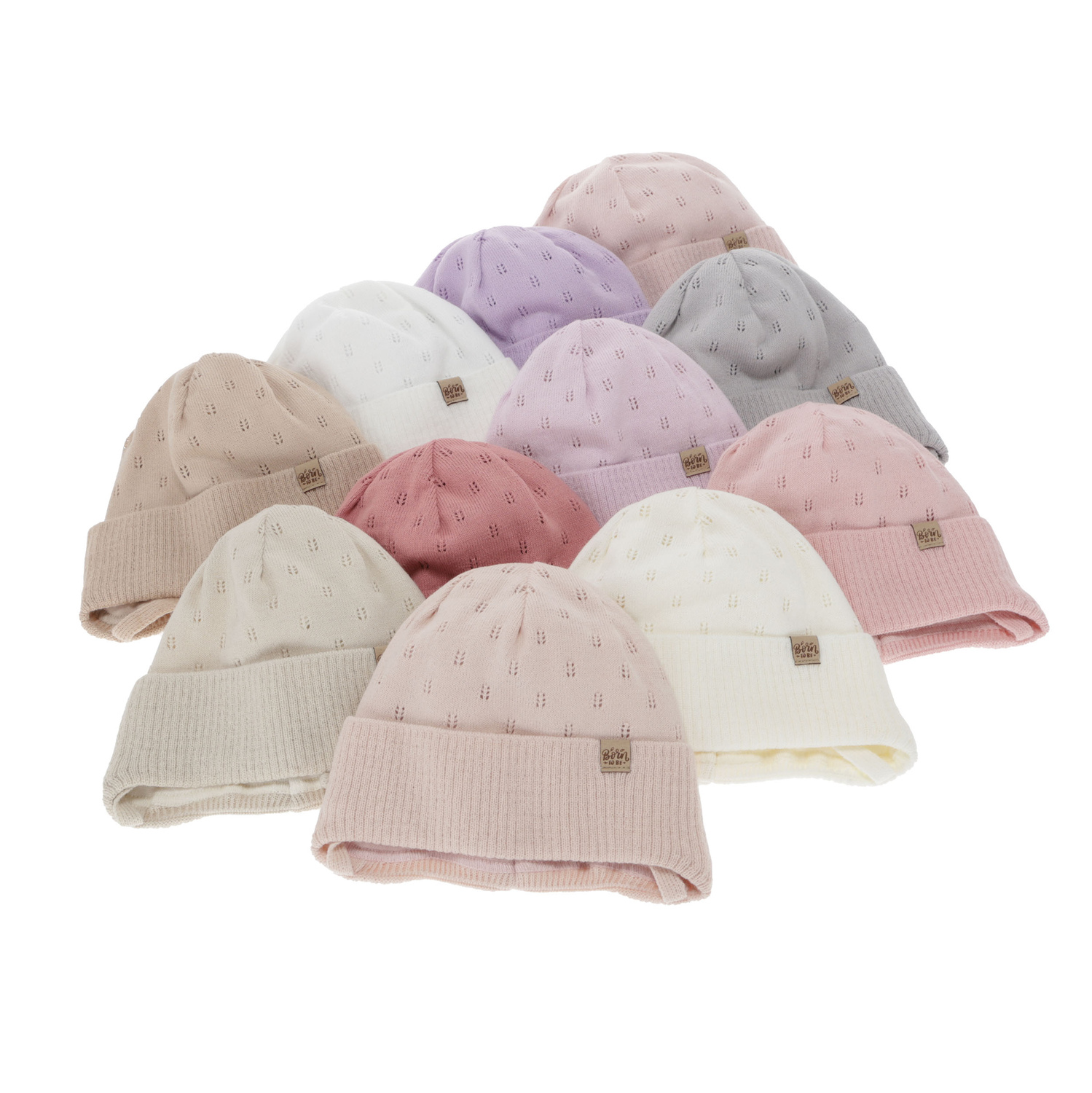 Tyttöjen syys/kevät pipo, beige, nauhoilla, Froya