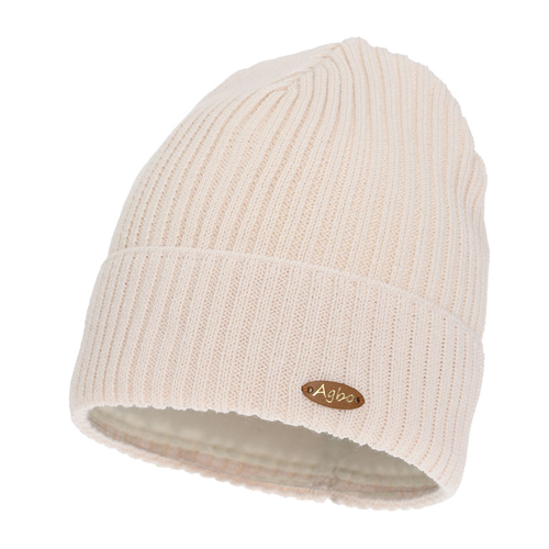Naisten talvihattu, vaaleanpunainen, merinovillalla Shila