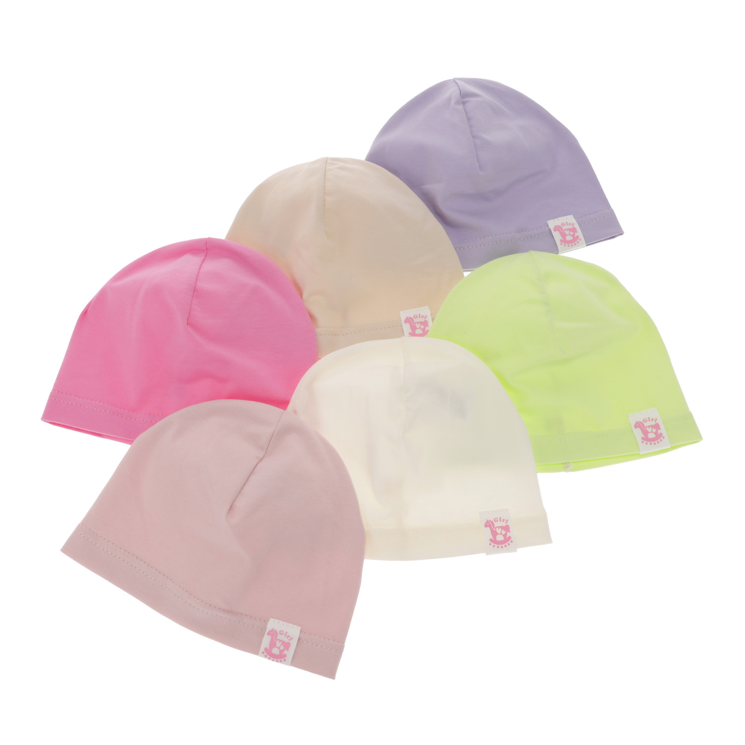 Meisjes herfst/lente muts, roze, Mia