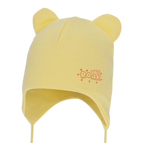 Poikien syys/kevät pipo, sininen, puuvilla, nauhoilla, Alrik