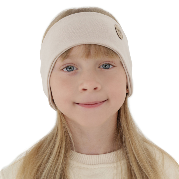 Pandebånd syksyinen, keväinen tytölle, beige Maranta