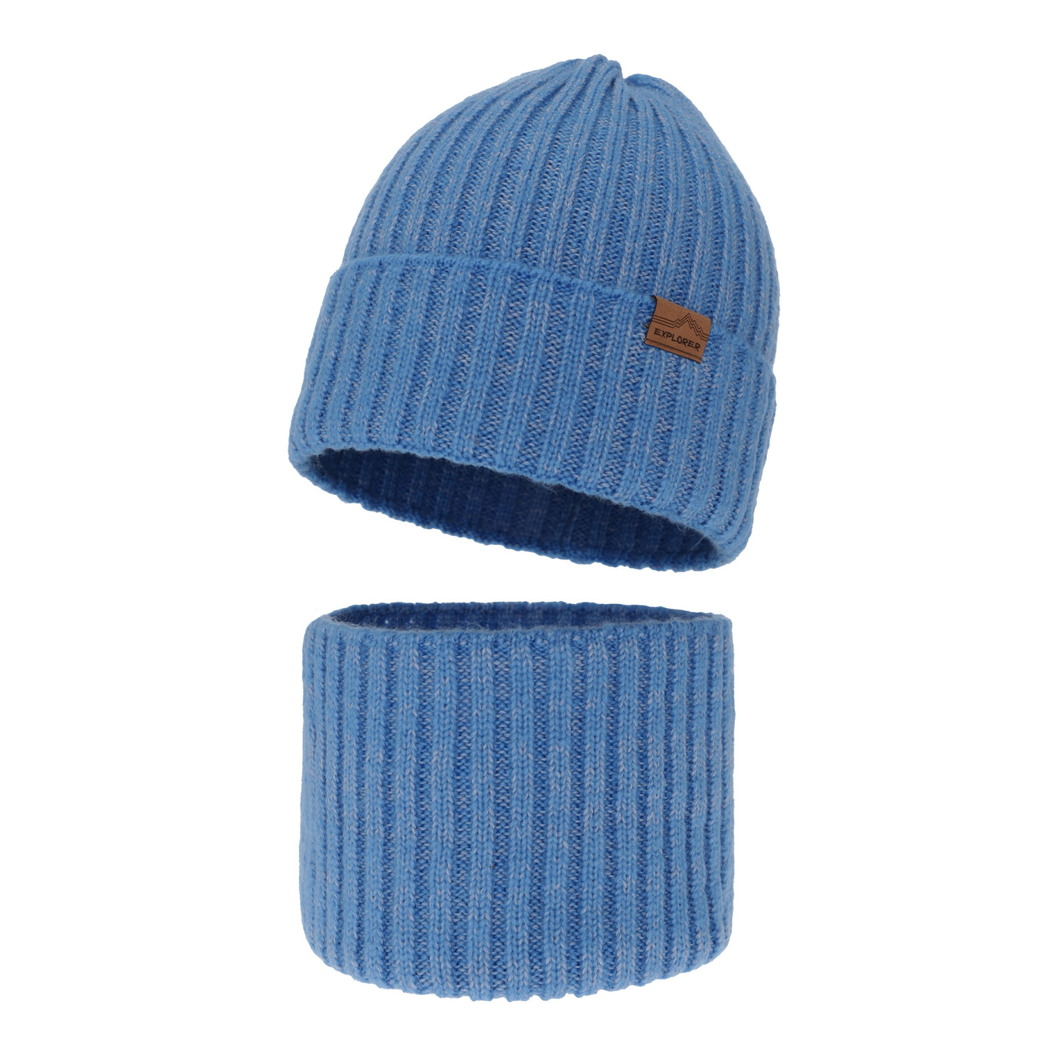Jongens winter set, blauw, met merinowol, Karmin