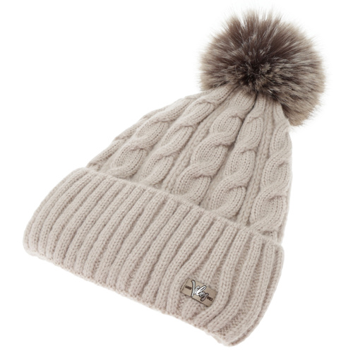 Naisten talvisetti (pipo ja huivi), vaaleanpunainen, Lunetta