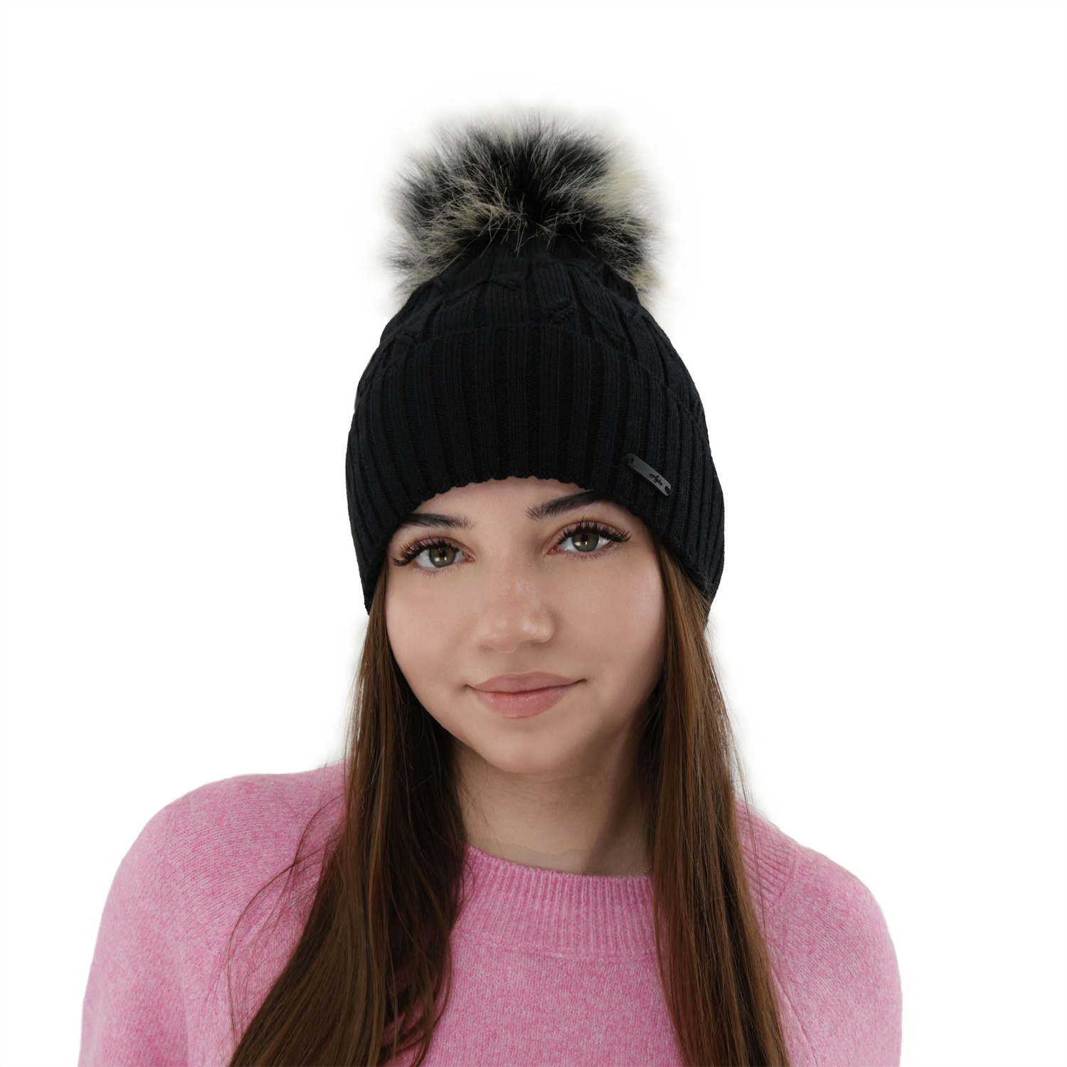 Dames wintermuts, kremowy, met merinowol, Talaria