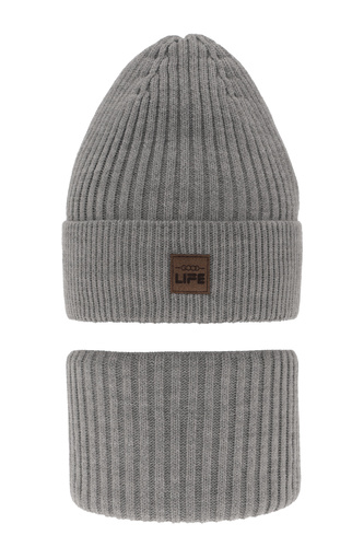 Jongens winter set, grijs, Basilio