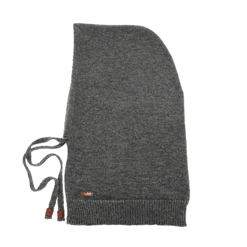 Naisten talvibalaclava, harmaa, villaa, Elizabeth
