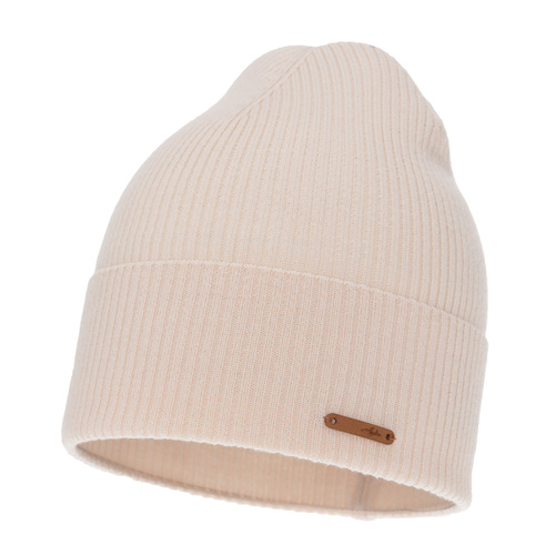 Naisten syys/kevät pipo, vaaleanpunainen, 100% Merinovilla, Flerra