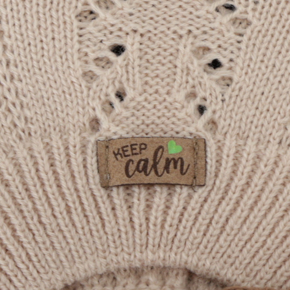 Tyttöjen syys/kevät beret, vaaleanpunainen, Kevira