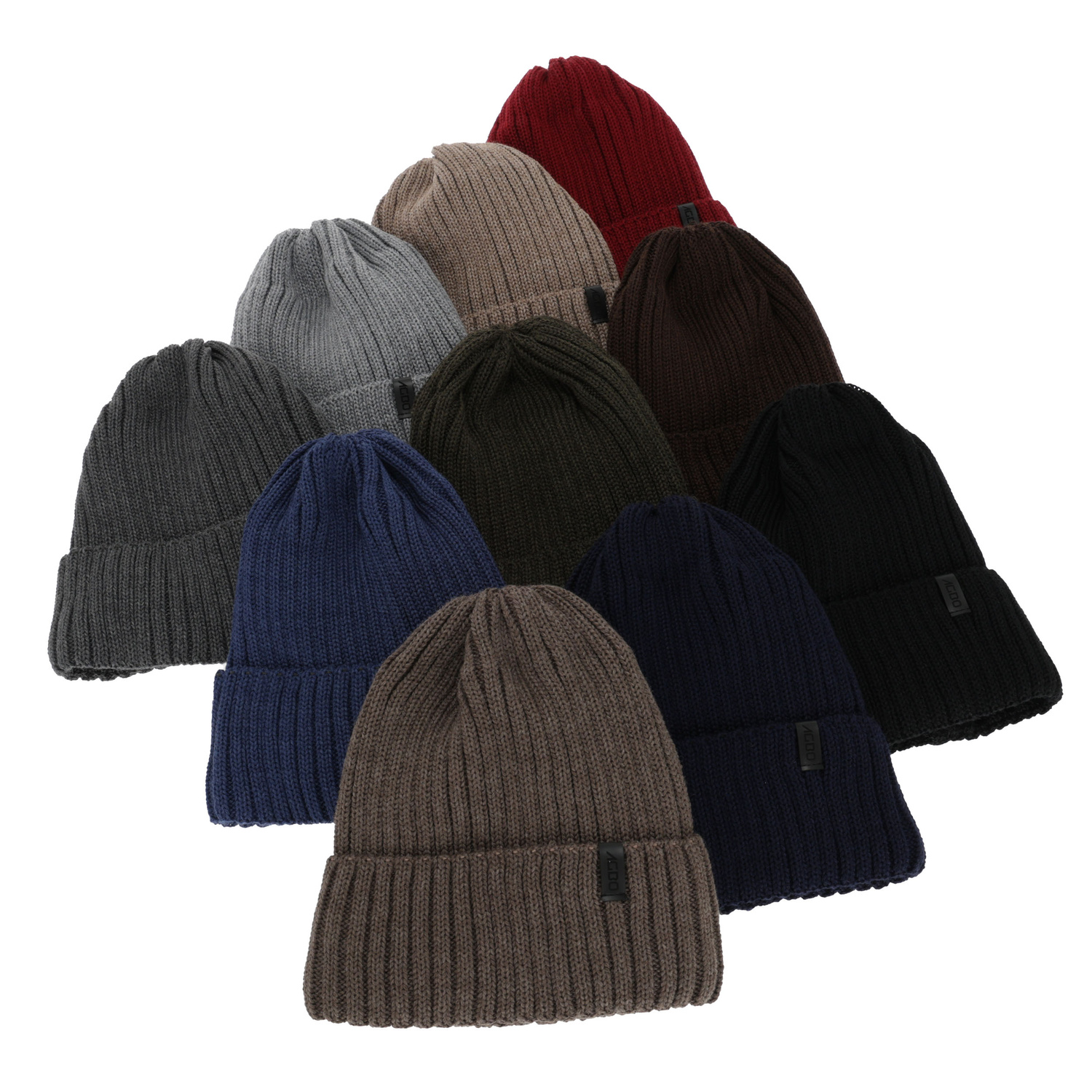 Miesten talvipipo, harmaa, merinovillalla, Tyrol