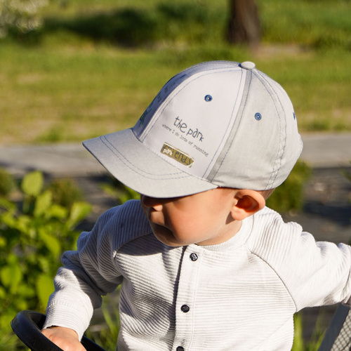 Jongens baseballpet, winter, grijs, katoenen, Dog