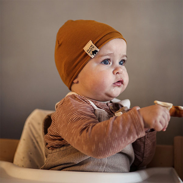 Jongens herfst/lente muts, khaki, Rafi