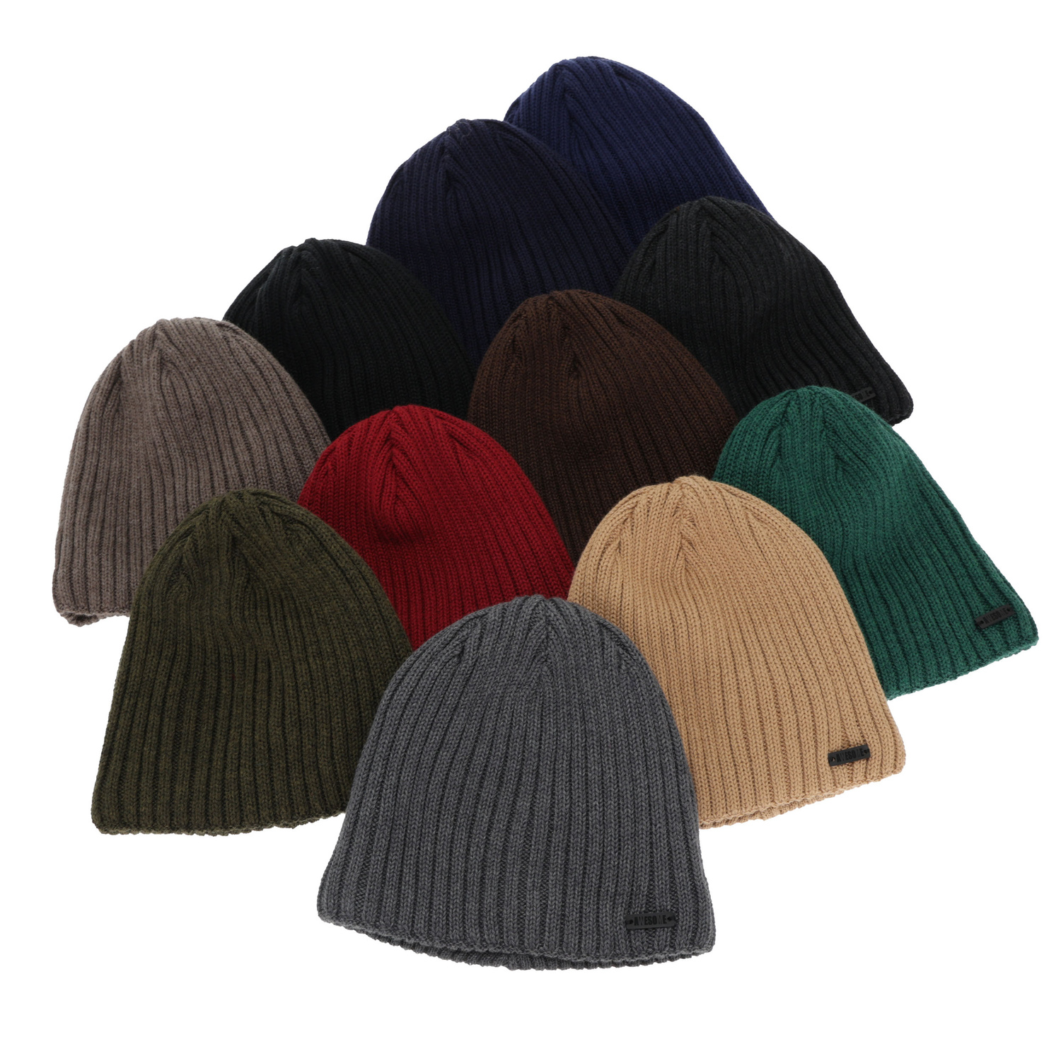 Miesten talvipipo, khaki, merinovillalla, Adagio